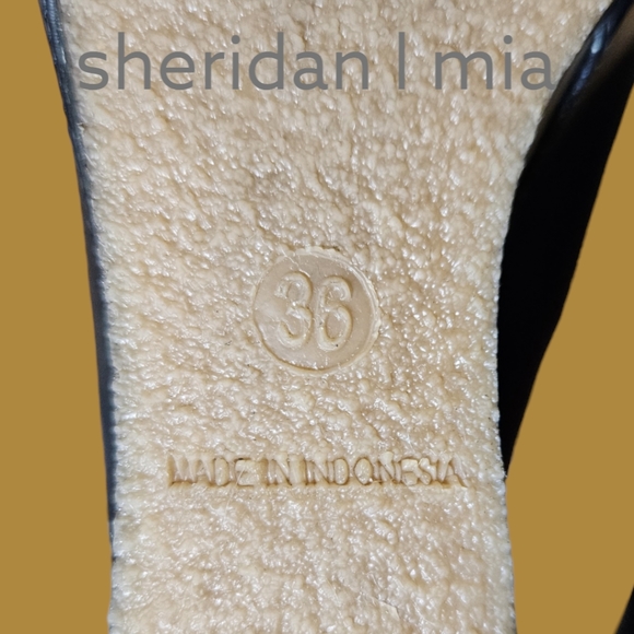 Sheridan Mia Platform Wedge Leather Sandal - Picture 10 of 12